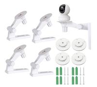 Supporto da parete per montaggio a soffitto, compatibile con Tp-Link Tapo C225/c210/C200/-c211/Tc70, Kasa Ec70/Kc410s/Reolink E1/E1 Pro, con angolo regolabile, rotazione di 180 gradi (4)