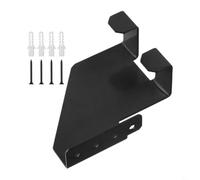 Supporto da parete per motosega - Rack per motosega per garage - Gancio organizzato per utensili per seghe elettriche, nero e arancione, 12 x 10 cm (nero)