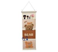 Supporto da parete per organizzatore di borsa di immagazzinaggio, organizer per porta posteriore, borsa portaoggetti da parete, organizer appeso sopra la porta con tasche, borsa organizer