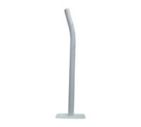 Supporto da Parete per Palla da Ginnastica, Gancio Portaoggetti Resistente, Organizer da Garage per Carichi Pesanti, Scaffale da Parete per Palla da S, 1 Pc Bianco