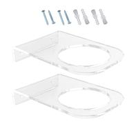 Supporto da parete per palloncini | Doppio supporto in acrilico trasparente - espositore da basket - per giovani ragazzi camera da sport attività concorso quotidiano festa compleanno