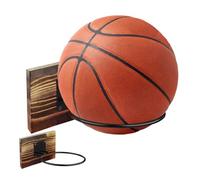 Supporto da Parete per Pallone da Basket | Organizzatore Con Risparmio Di Spazio | Display Per Pallacanestro E Calcio Da Parete | Per Corridoio Seminterrato Soggiorno Camera Da Ingresso Soffitta