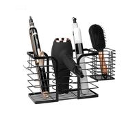 Supporto da Parete per Phon, Piastre e Prodotti Beauty, Senza Trapano