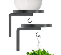Supporto da parete per piante in metallo | Hangings, supporto per piante per interni ed esterni, angolare, per cucina, balcone, bagno, terrazza, recinzione, arrampicata