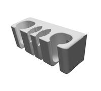 Supporto da Parete per Piastra e Arricciacapelli GHD - Doppio Tool