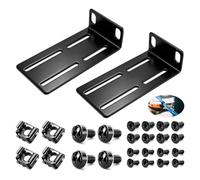 Supporto da parete per rack da 19 pollici, per HP / ProCurve / Aruba / OfficeConnect / HPE, kit di montaggio con viti, accessori per montaggio su rack Switch da 19 pollici, angolo di fissaggio, 2