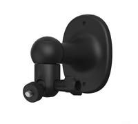 Supporto da parete per Ring Up Cam e Outdoor Cam Plus con rotazione a 360 gradi per una copertura completa in spazi interni ed esterni (nero)