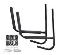 Supporto da parete per riporre canoe e accessori con struttura in ferro resistente per un supporto duraturo e una facile organizzazione