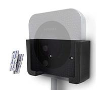 Supporto da parete per router nero con inserto in feltro adatto per Netgear Nighthawk M1 M2 M5 MR1100 MR5200