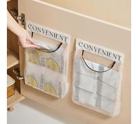 Supporto da parete per sacchetti della spazzatura per sacchetti di plastica da cucina, organizer progettato per massimizzare lo spazio e mantenere le borse facilmente accessibili