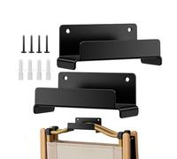 Supporto da parete per scala - Set salvaspazio in acciaio, gancio per riporre il garage - per cemento, mattoni, legno, mobili, trolley, casa, capannone, cantina, officina