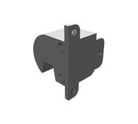 Supporto da Parete per Sfera Rimorchio Bici Thule Cougar 28.5mm - Staffa