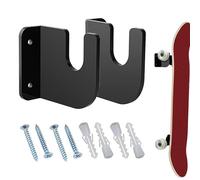 Supporto Da Parete Per Skateboard Deck | 2 Pezzi Organizzatore Porta Skate - Supporto Espositivo da Parete per Skateboard,per Camera da Soggiorno Garage Negozio Studio Sci Interno