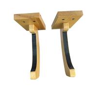 Supporto da parete per skateboard - Organizzatore di stoccaggio in legno per tavola da sci | Rastrelliere da parete per riporre tavola da surf,per interni seminterrato Garage Casa di campagna