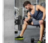 Supporto da parete per smartphone offre stabilità e facile regolazione