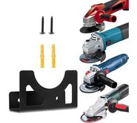 Supporto da parete per smerigliatrice angolare di alta qualità con materiale di fissaggio adatto per molti produttori Einhell Makita Bosch Dewalt Flex e molto altro ancora
