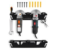 Supporto da Parete per Smerigliatrice Angolare, Supporto per Smerigliatrice Angolare Supporto per Riporre Oggetti a Sospensione Contiene 2 Smerigliatrici Angolari per Lucidatrici Cutter