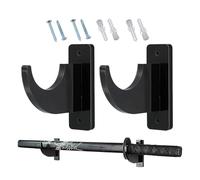 Supporto da parete per spada - robusto supporto per due da parete di due strati | efficiente supporto katana da parete | Display orizzontale per montaggio a parete con spada per assi, coltelli