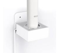 Supporto da parete per spazzolino elettrico Linkidea, supporto autoadesivo per spazzolino da bagno, compatibile con Oral-B iO Series 7/8/9 (solo caricabatterie rotondo)