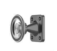 Supporto da parete per tablet, 6 x 5 cm, in lega di alluminio, regolabile, forato, supporto magnetico da parete per tablet, girevole a 360°