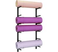 Supporto da parete per tappetini da yoga, per organizzare lo spazio della palestra e della sala di allenamento