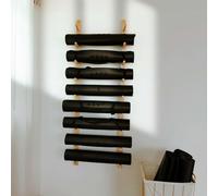 Supporto da parete per tappetino da yoga e rullo in schiuma, organizer salvaspazio per allenamento a casa, ufficio, scuola