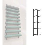 Supporto da parete per tappetino da yoga salvaspazio per studi di yoga 3 8 strati tappetino da yoga nizer ed elegante tappetino da yoga rack da parete per sale allenamento