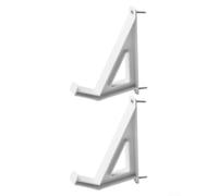 Supporto da parete per tastiera con opzioni di installazione a vite e gancio per una gestione efficiente dello spazio sulla scrivania e archiviazione della tastiera (bianco)