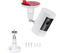 Supporto da parete per telecamera di sicurezza eufy 2C/2C Pro, 2/2 Pro, 3C/S300, 3/S330, eufyCam SoloCam S220/C210, supporto regolabile a 360 gradi, fissaggio adesivo o a vite - 1 confezione