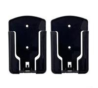 Supporto da parete per telecomandi per TV AC stereo, confezione da 2, adatto per telecomandi standard, design compatto a risparmio da parete (nero)
