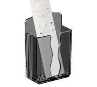 Supporto da parete per telecomandi, scatola portaoggetti per telecomandi, organizer autoadesivo da appendere, senza trapano, supporto per controller TV galleggiante, scatola portaoggetti da parete per