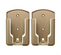 Supporto da parete per telecomandi TV AC stereo, confezione da 2, adatto per telecomandi standard, design compatto a risparmio da parete (oro)