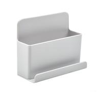 Supporto da parete per telecomandi TV, organizer con polipropilene trasparente e resistente, per riporre in modo ordinato e accessibile (S)