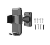 Supporto da parete per telefono con una sola mano, design per aree di cottura, universale, adatto a tutti gli smartphone fino a 7,2 pollici, a prova di vibrazione, dock per telefono da cucina