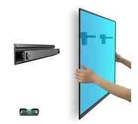 Supporto da parete per TV da 22 a 55 pollici, supporto da parete sottile per TV da 45 kg, supporto da parete ultra sottile per TV universale fino a 45 kg, VESA max 400 x 400 mm, inclinazione +5°