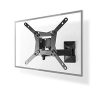 NEDIS Supporto da Parete per TV Full Motion - 10-32" - Peso Massimo supportato dello Schermo: 30 kg - inclinabile - Ruotabile - Distanza Minima dal Muro: 68 mm - Distanza Massima dal Muro: 370 mm