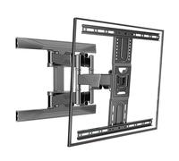 Supporto da parete per TV Full Motion, girevole e inclinabile per schermi piatti da 45 a 75 pollici, resistente, supporta fino a 45,4 kg, facile installazione, compatibilità universale, esperienza