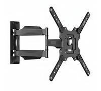 Supporto da parete per TV Full Motion, orientabile e inclinabile, per TV da 32" a 60" e schermi piatti, LED LCD fino a 31,8 kg, VESA da 100 x 100 mm a 400 x 400 mm, nero