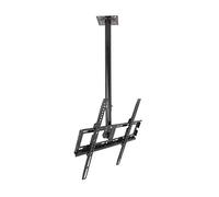 Supporto da parete per TV, inclinabile e girevole, per TV a schermo piatto da 32 a 55 pollici, staffa extra lunga, carico massimo 34,9 kg, ideale per l'installazione di home theater
