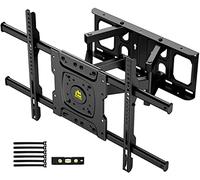 Supporto da Parete per TV Orientabile, Forging Mount Supporto TV Parete con con Girevole ed Estendibile Doppio Braccio, Staffa TV per TV/Monitor da 37-75’’, Capacità di Peso 60KG Max VESA 600x400mm