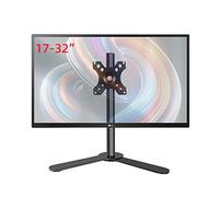 Supporto da Parete per TV, Supporto da Tavolo Universale Girevole per TV, per TV/Monitor/PC LED da 17-32 Pollici, Base da Tavolo per TV con Altezza Regolabile.