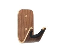 Supporto da parete per ukulele, gancio in legno con cuscino in silicone, due metodi di installazione per l'esposizione dell'ukulele