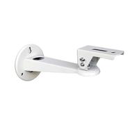 Supporto da parete regolabile per Home Theater, girevole a 360°, con viti di montaggio, supporto per proiettore, mensola per comodino, ufficio, camera da letto, casa, portatile (bianco)