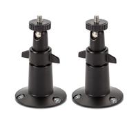Supporto da parete regolabile per interni ed esterni, in metallo, compatibile con Arlo Pro/Pro 2/Pro 3/Pro 4/Ultra/Ultra 2 e altri, batteria ad anello Stick Up Cam, eufyCam E/2C, Wyze Cam Outdoor/Pan (2 pezzi, nero)