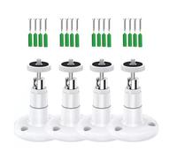 Supporto da parete regolabile per videocamera di sicurezza, 4 pezzi, staffa di montaggio a parete per Arlo Pro/Pro2/Pro3/Pro4/Ultra/Ultra2/HD/GO/Light/Essential