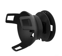 Supporto da parete salvaspazio per altoparlante EchoPOP con struttura in ABS e organizer per cavi per migliorare l'ordine della stanza (nero)