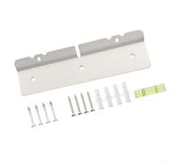 Supporto da parete senza trapano per lucernario, calendario digitale da 38,1 cm, struttura in metallo resistente, kit di installazione per cartongesso, con mini livella e chiodi