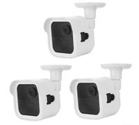 Supporto da parete sicuro per 4 telecamere da esterno e 3 telecamere da esterno, offre una completa capacità di regolazione dell'angolo di 360 gradi (bianco)