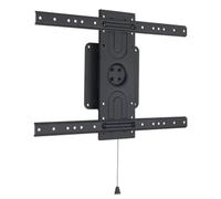 Supporto da parete TooQ LP3780F-R 37-80" Rotazione 360° acciaio nero VESA 600x400