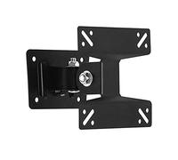 Supporto da parete universale regolabile per TV, rotazione di 180° per TV LCD LED a schermo piatto da 14 a 27 pollici, supporta fino a 10 kg, facile installazione, design salvaspazio.